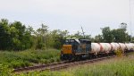 CSX 4405 with tank cars. 